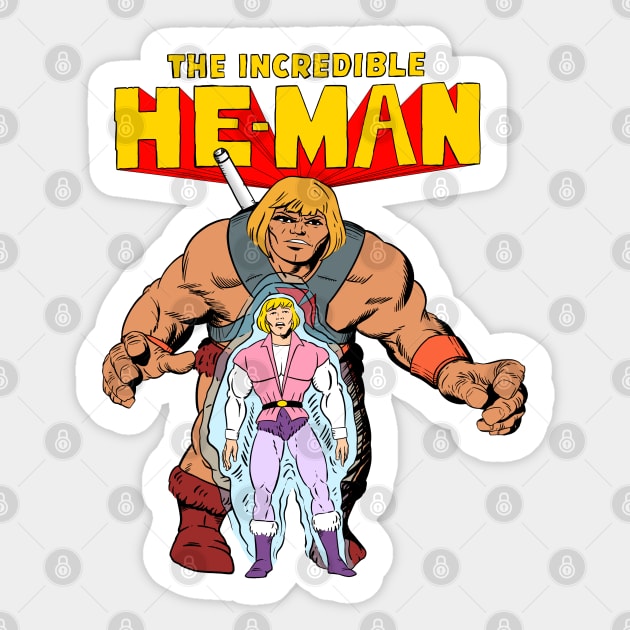 The Incredible He-Man Sticker by ra7ar